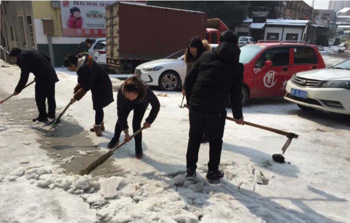 瑞雪兆丰年 劳动展风采 ——国鼎和诚党支部组织员工开展义务扫雪活动